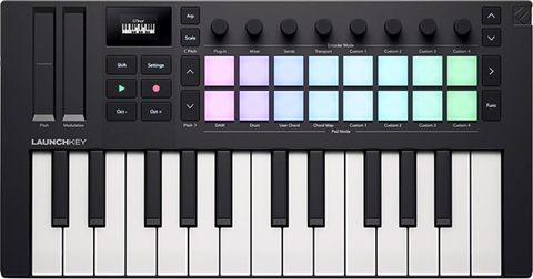 Novation Launchkey Mini 25 (MK4) USB Portable Midi Keyboard, B